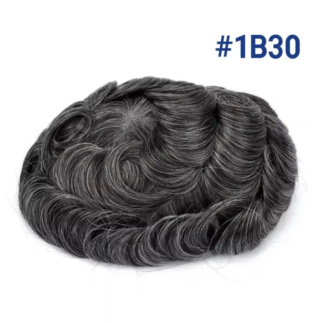 Peluca trenzada de hombre gris oscuro II