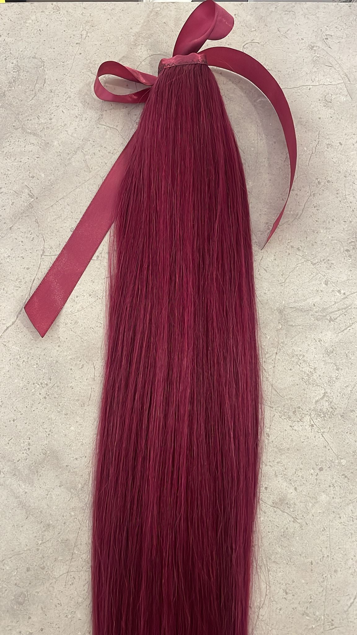 Ponytail with Vip Color 12 hair